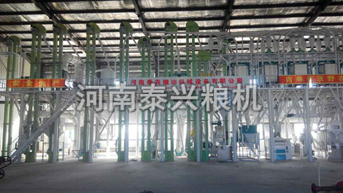 吉林地區(qū)100噸級玉米加工設(shè)備安裝案例